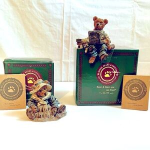 Boyds Bears bundle includes Wilson at the Beach and Neville…Compubear.